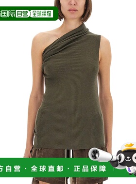 RICK OWENS 女士T恤 RP02E4625RIBM25 AW2025 绿色