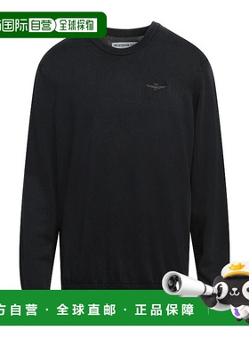 1h可退 潮奢 Aeronautica Militare 男士 毛衣 black黑色 舒适时