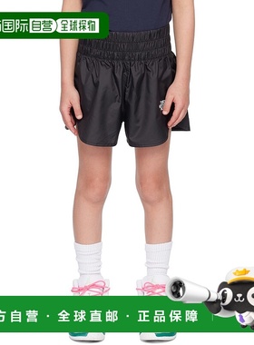 1h可退 潮奢 the north face 北面 女童 黑色 Never Stop 儿童短