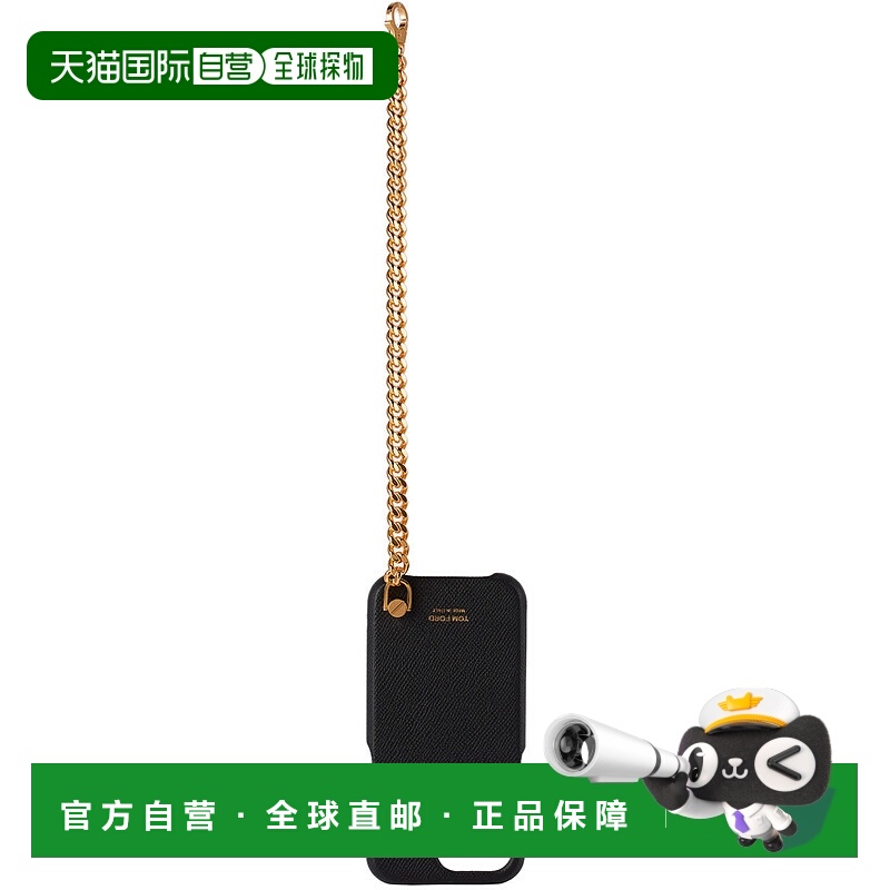 1h可退 潮奢 Tom Ford 汤姆 福特 男士 黑色 iPhone 12 手机壳 Y0