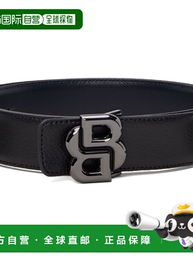 1h可退 潮奢 BOSS 波士 男士 黑色 & 海军蓝 Reversible Double B