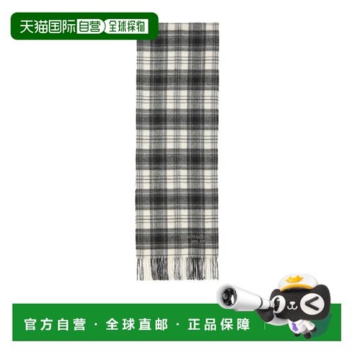 ACNE STUDIOS 男士围巾 CA0438J83 AW2026 灰色 【付后1h可退】