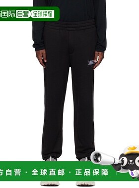 1h可退 潮奢 Moncler 盟可睐 男士 黑色运动裤 J20918H00012809KR