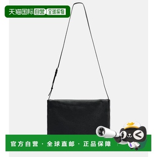 Row 女士 舒适时尚 潮奢 black黑色 The 皮革邮差包 1h可退 Nan