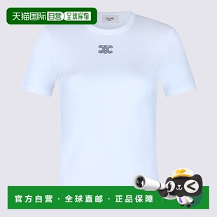 女士T恤 短袖 RX0IX140701MA 白色 T恤 SS2026 CELINE
