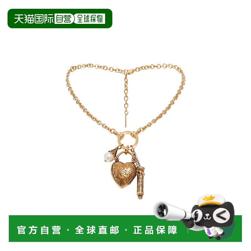 1h可退 CHLOÉ 女士项链 CH25WJN15BGL9DC AW2025 金色 吊坠项链