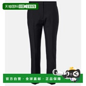 潮奢 女士 mcqueen 1h可退 亚历山大 麦昆 羊毛马海毛短款 直筒长