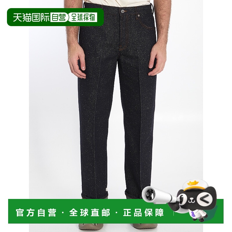 1h可退 BURBERRY 男士休闲裤 8104333C1765 SS2025 紫色 Indigo j