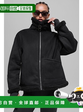 alo yoga 长袖宽松亲肤舒适夹克 女款w4774rBlack