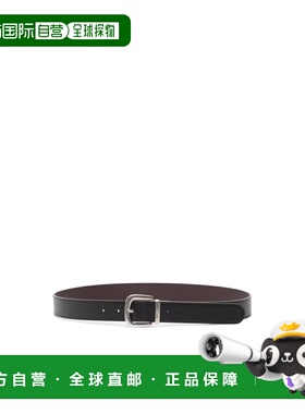 VALENTINO 男士腰带 YT0SU6XUGD8S SS2026 黑色 搭扣腰带