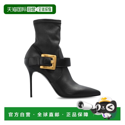 BALMAIN 女士靴子 HN1TE282LSNA0PA AW2026 黑色 Ankle Boots