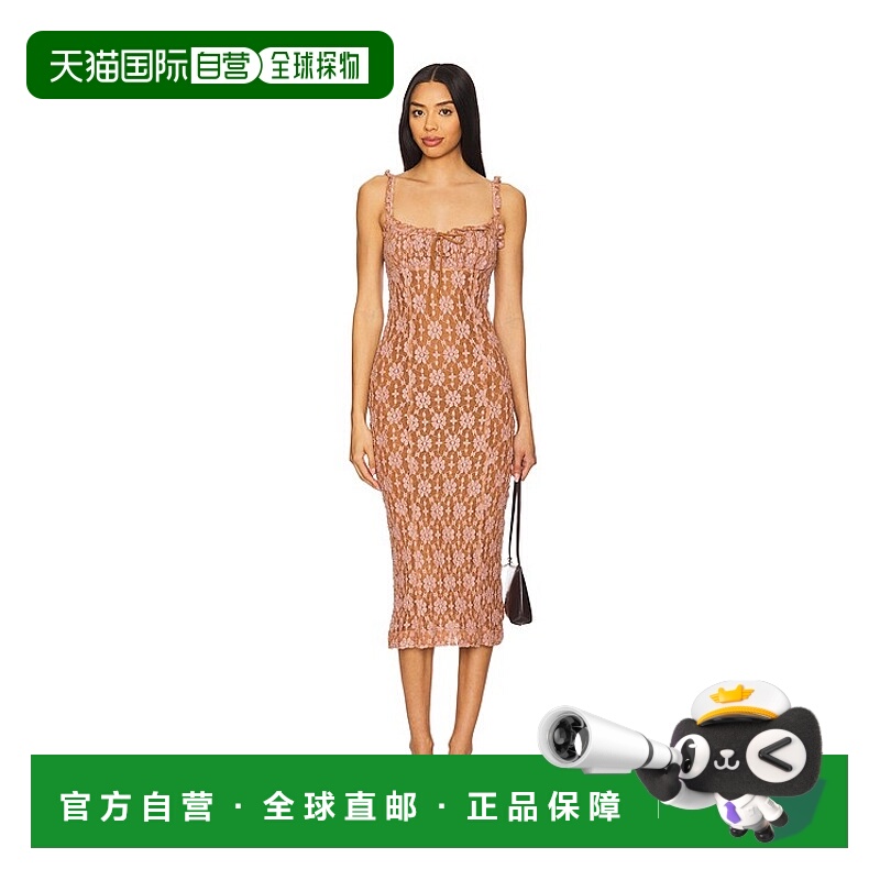 1h可退 潮奢 Free People 自由人 女士 Lucinda 蕾丝中长连衣裙 O