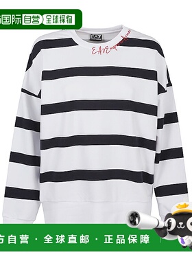 1h可退 潮奢 Ea7 女士 白色毛线衫 7W000163AF12951FB102