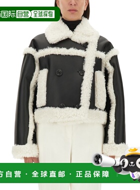 1h可退 潮奢 Stand Studio 女士 皮毛一体边饰短款夹克 610909010