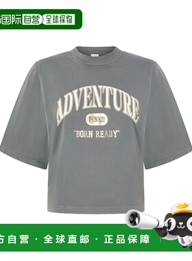 PINKO 女士T恤 104604A2CSI63 AW2025 灰色短袖