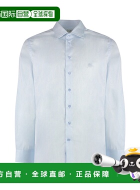 1h可退 ETRO 男士衬衫 MRIB000299TU5E1B1581 SS2024 蓝色