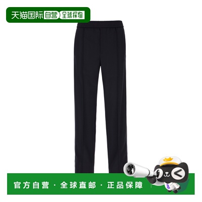 GUCCI 男士休闲裤 804975ZAQGS4440 SS2025 黑色 PANTALONI