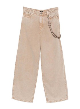 PINKO 女士休闲裤 104601A33RC88 SS2026 浅棕色 Jeans with rope
