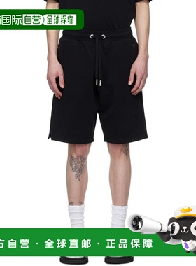 1h可退 潮奢 Ami Paris 男士 黑色 Ami de Coeur Dye 短裤 HSO674