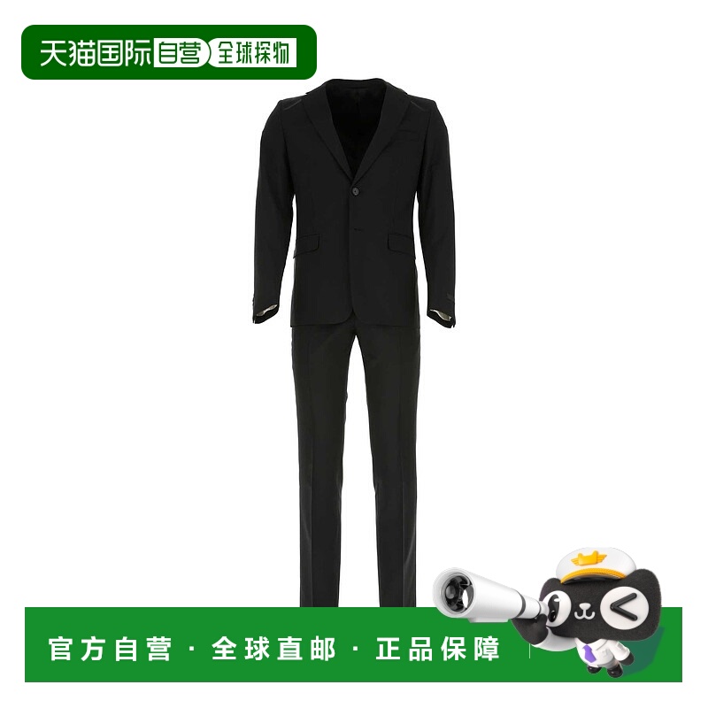 1h可退 PRADA 男士西服套装 UAF420S152D39F0002 AW2025 黑色