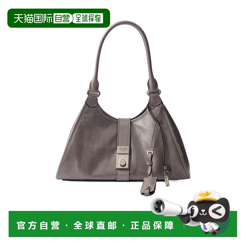 1h可退 PRADA 女士手提包 1BG5632CYRVOOOF03SF SS2025 灰色