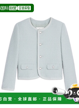 CELINE 女士西服 2V17W593V07IC CO 白色 长袖休闲夹克外套西装