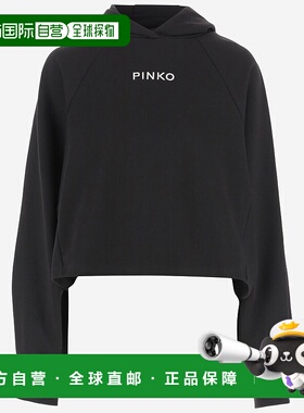 PINKO 女士卫衣 105726A2URZ99 AW2025 黑色 MEDIOCRE MAGLIA
