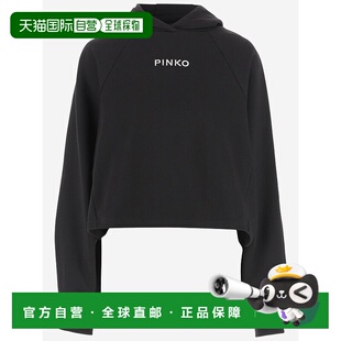 PINKO 女士卫衣 105726A2URZ99 AW2025 黑色 MEDIOCRE MAGLIA
