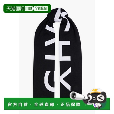 潮奢 Givenchy 纪梵希 男士 双面提花羊毛围巾 GV3018U7124GENDER