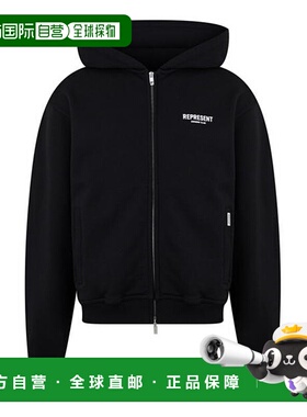 1h可退 潮奢 Represent 男士 Rep Owners Club Bold 拉链徽标连帽