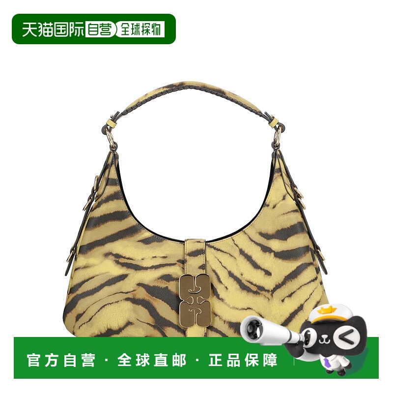 1h可退 GANNI 女士斜挎包 A7128894 AW2025 绿色 Ganni Bag 