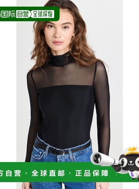 1h可退 潮奢 COMMANDO 女士 Chic Covered Thong 网纱半高领长袖