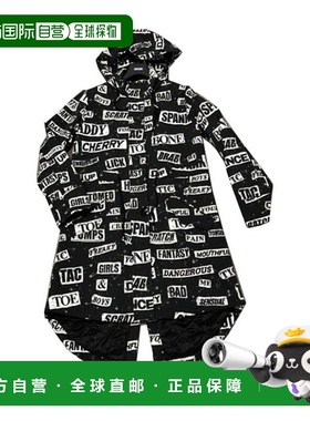 MOSCHINO 女士西服 J062355541555 SS2021 黑色 字母印花休闲夹克