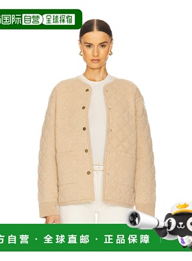 1h可退 潮奢 Guest in Residence 女士 绗缝内衬羊绒夹克 W12619Q