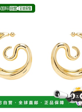 1h可退 潮奢 Panconesi 女士 金色大号 Triptych 耳环 S25EA015P