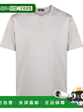 HERNO 男士T恤 JG000174U520039408 男装SS2025灰色上衣