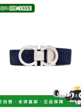 FERRAGAMO/菲拉格慕男士腰带679964ADJUSTABLE776315MIDNIGHT牛皮