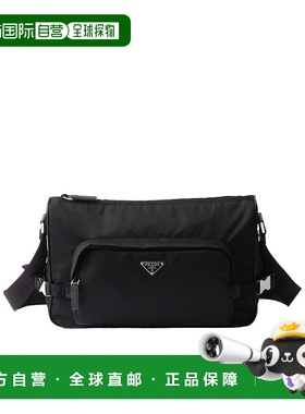 PRADA 男士斜挎包 2VH1912DMGVOOOF0002 AW2025 黑色单肩包