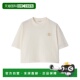 短款 BURBERRY 棉T恤 AW2025 米白色 女士T恤 81090551