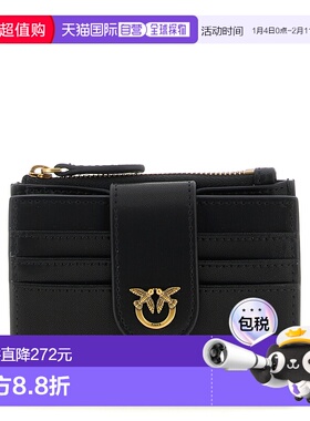 PINKO 女士钱包 103610A0F1Z99Q SS2026 黑色 MULTI PURPOSE WALL