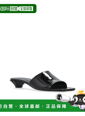 CHLOÉ 女士凉鞋 CHC25U09USG001 SS2025 黑色 Flower heeled mule