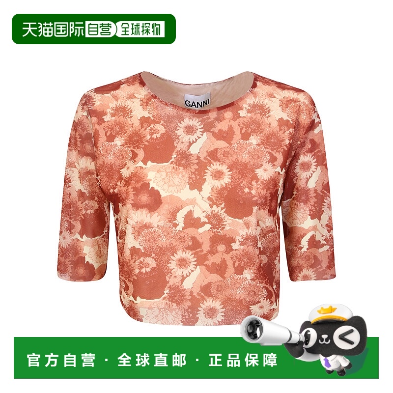 GANNI 女士衬衫 T3371485 AW2023 花色