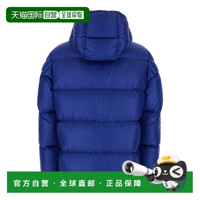 潮奢 Moncler 盟可睐 男士 'Rivau' Down Fixed 蓝色夹克徽标拼缀