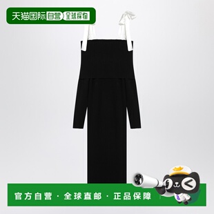 CHRISTENSEN BIRGER 女士 bows 1137 潮奢 黑色中长连衣裙 ROTATE