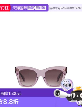 CELINE 女士眼镜 4S004CPLB32TL AW2022 紫色 徽标猫眼框太阳镜