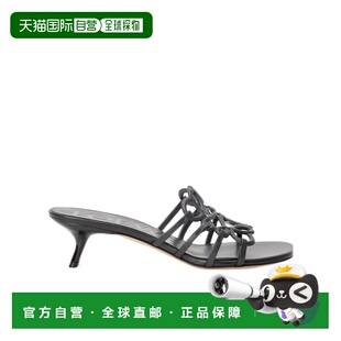 LOEWE 女士高跟鞋 LPEA465X071100 CO 棕色 Anagram Petal Calfsk