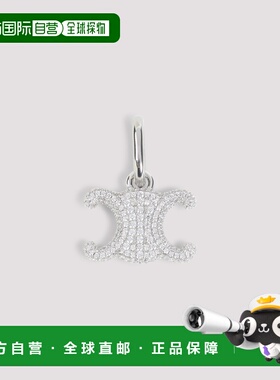 CELINE 女士项链 B10326BCZGGM5 SS2026 银色 TRIOMPHE CHARM