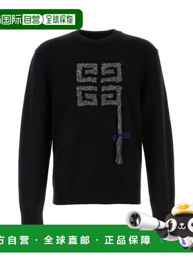 GIVENCHY 男士针织毛衣 BM90T54YKR001-4 SS2025 黑色