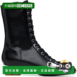 Oleatex 踝 GANNI Lace Eyelets 黑色 女士 甘尼 潮奢 1h可退