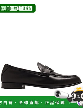 VALENTINO 男士商务休闲鞋 YS0I03VNM0NO AW2024 黑色乐福鞋